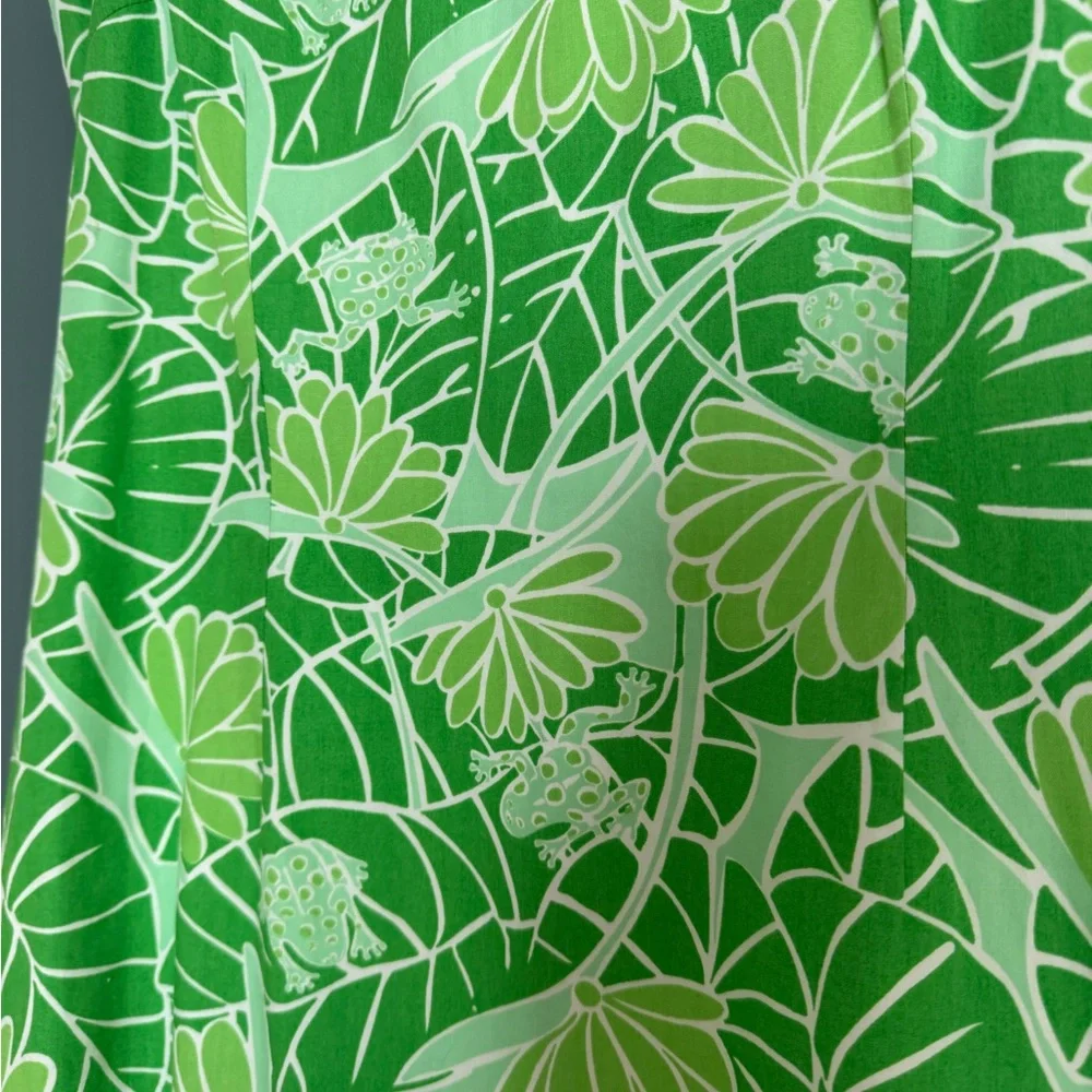 Lilly Pulitzer Green frog Sleeveless Dress - Picture 4 of 4